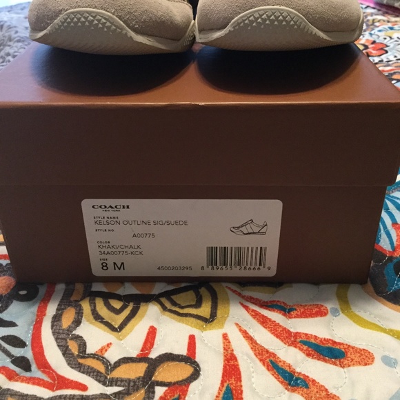 Coach Kelson Signature Suede Sneaker - Picture 4 of 5